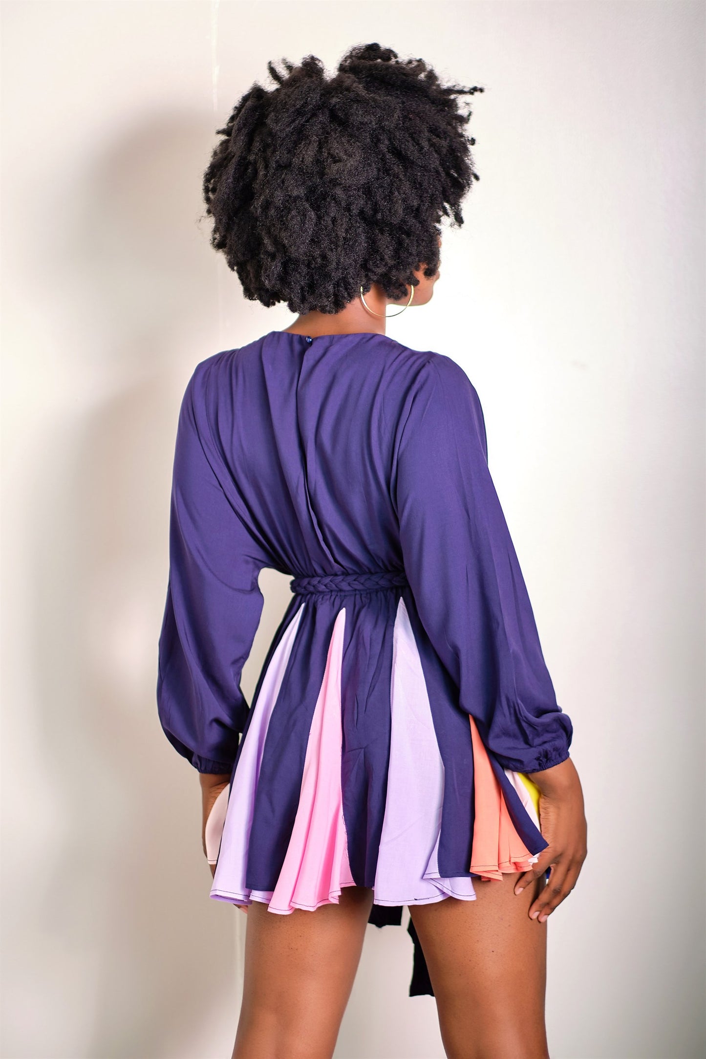 Walking On Rainbows Mini Skater Dress