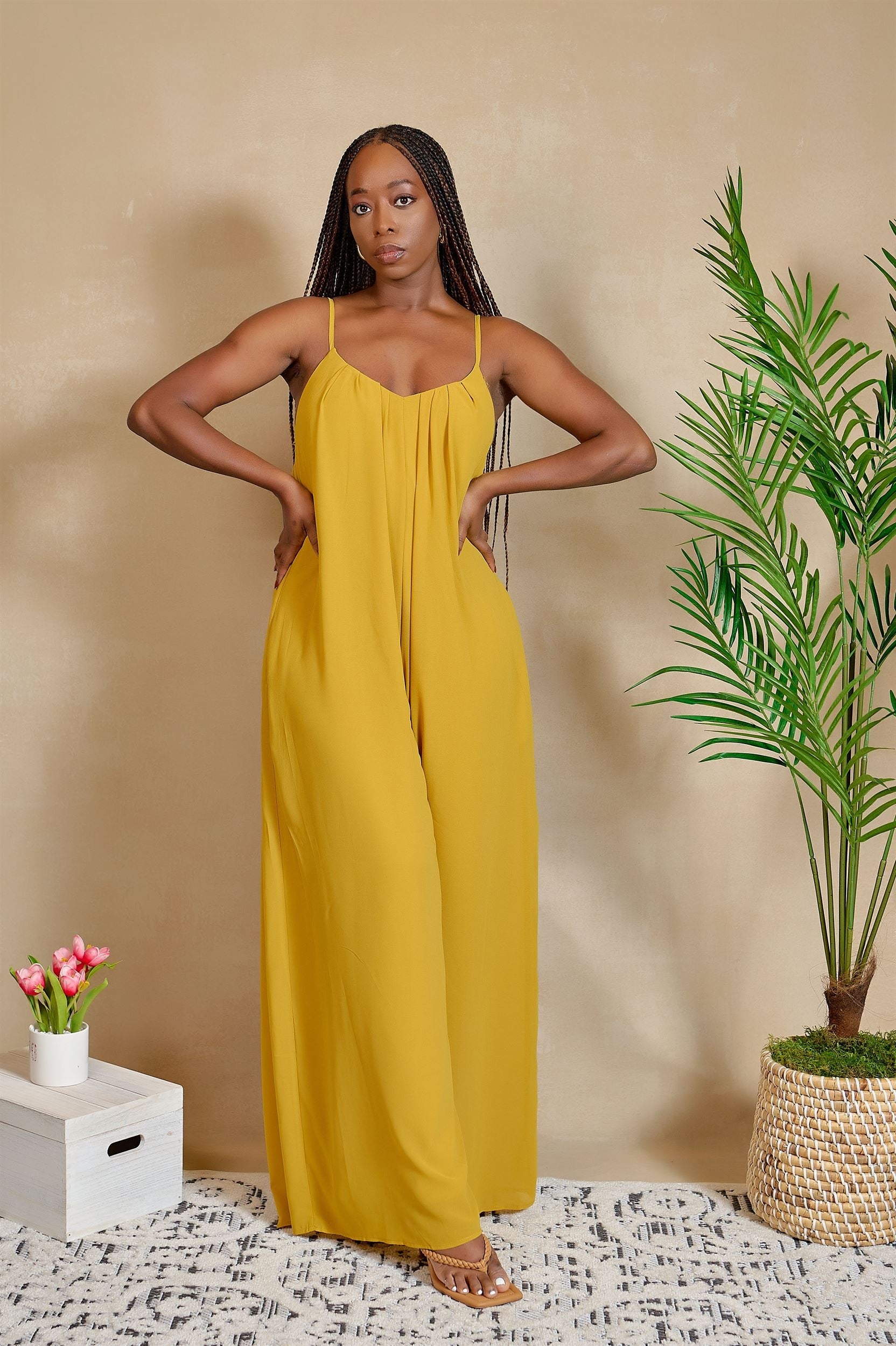 Wide leg hotsell jumpsuit outfit