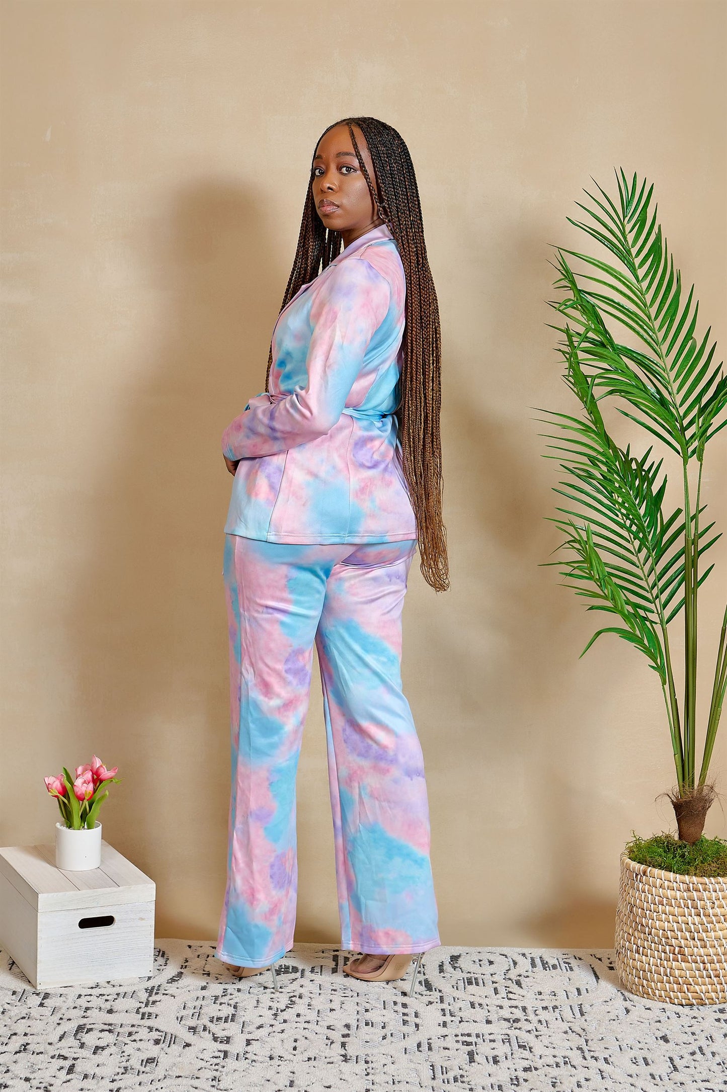 Girls Just Wanna Have Fun Tie-Dye Suit Set
