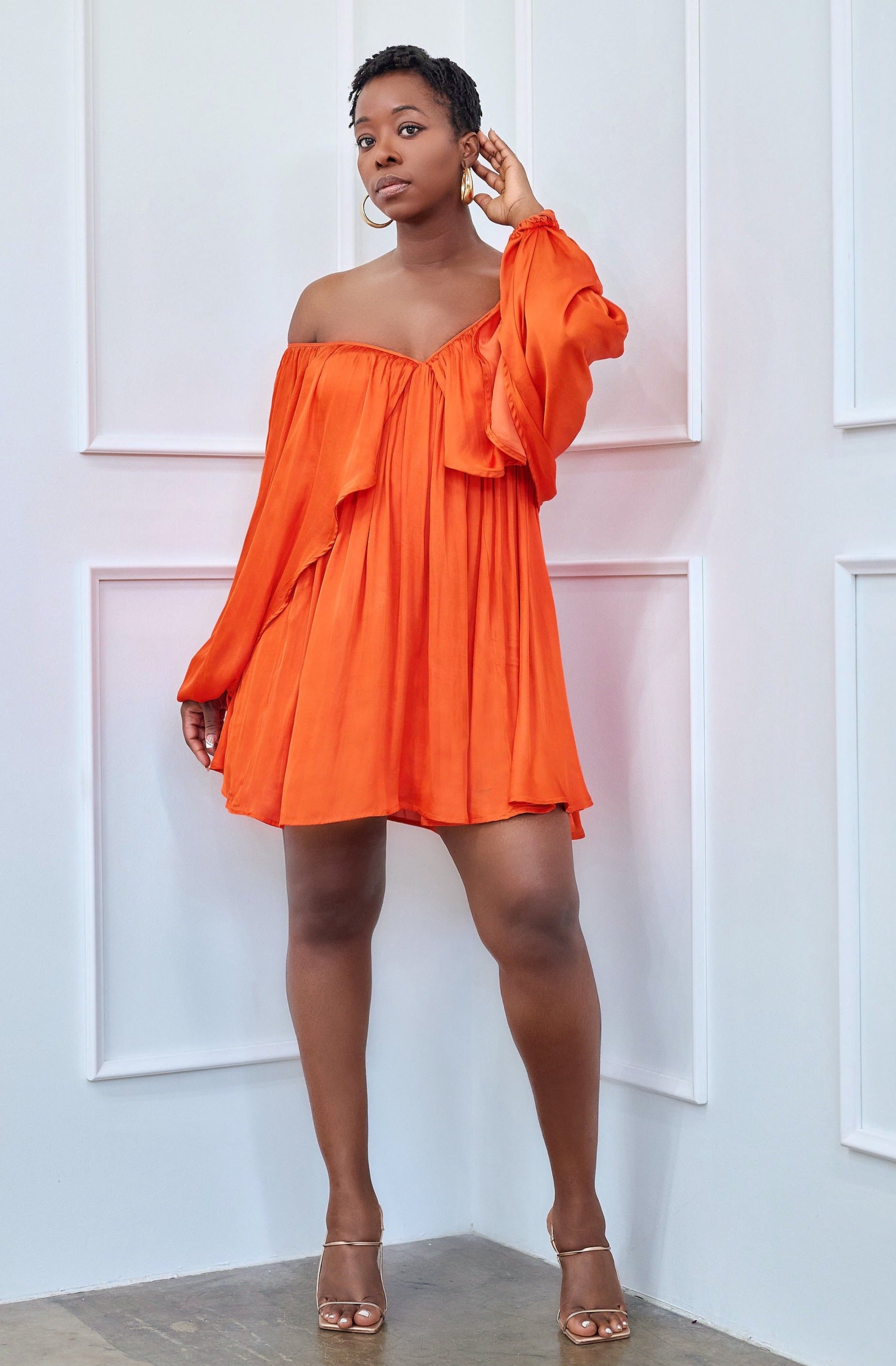 Off shoulder dress clearance outfit